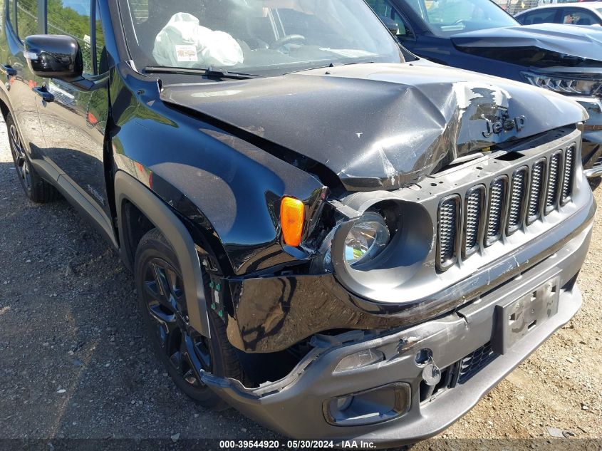 2018 Jeep Renegade Altitude Fwd VIN: ZACCJABB8JPH26781 Lot: 39544920