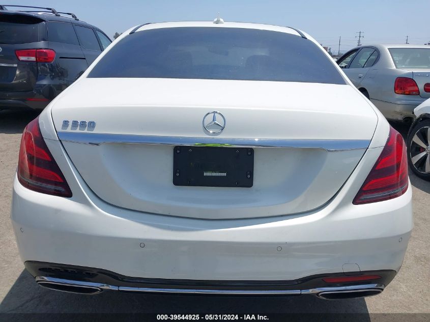 2018 Mercedes-Benz S 560 VIN: WDDUG8DB3JA377897 Lot: 39544925