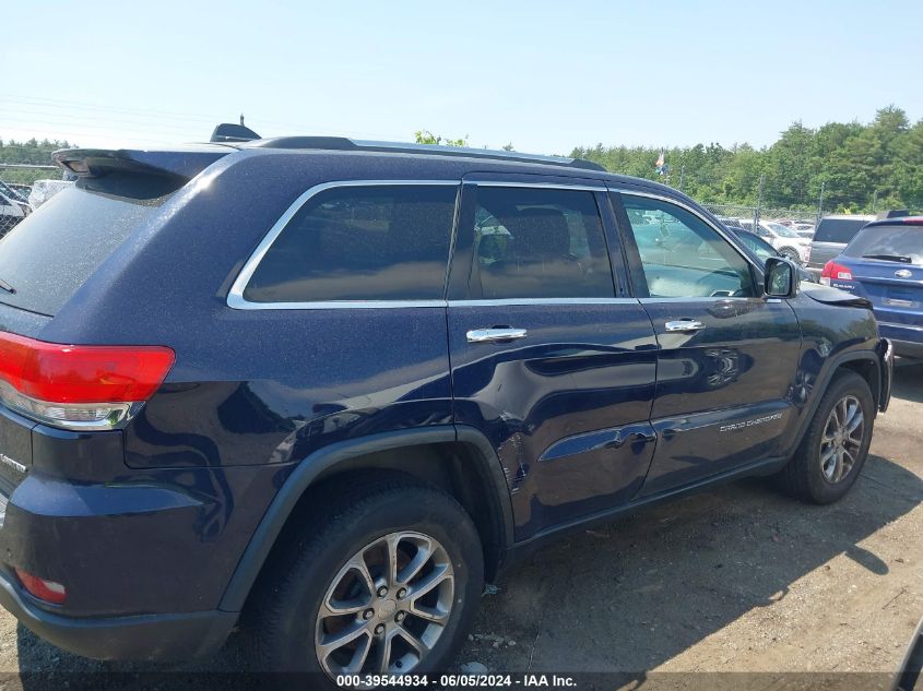 2014 Jeep Grand Cherokee Limited VIN: 1C4RJFBG6EC220802 Lot: 39544934