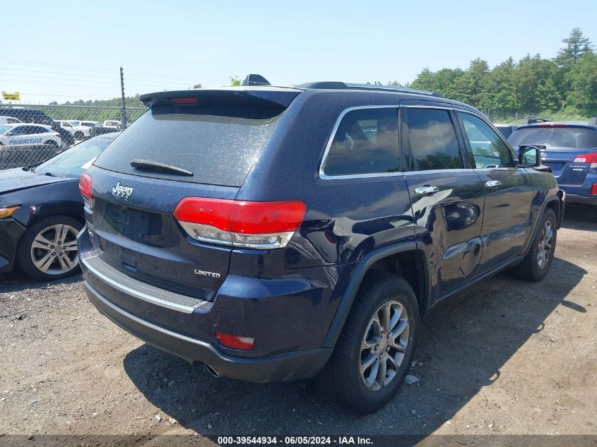 2014 Jeep Grand Cherokee Limited VIN: 1C4RJFBG6EC220802 Lot: 39544934