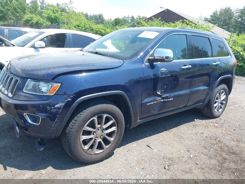 2014 Jeep Grand Cherokee Limited VIN: 1C4RJFBG6EC220802 Lot: 39544934