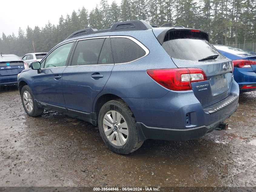 2017 Subaru Outback 2.5I Premium VIN: 4S4BSADC0H3273054 Lot: 39544946