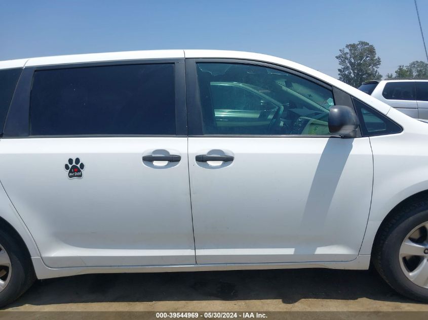 2011 Toyota Sienna VIN: 5TDKA3DC2BS005356 Lot: 39544969