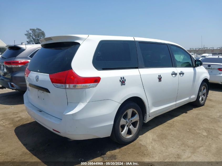 2011 Toyota Sienna VIN: 5TDKA3DC2BS005356 Lot: 39544969