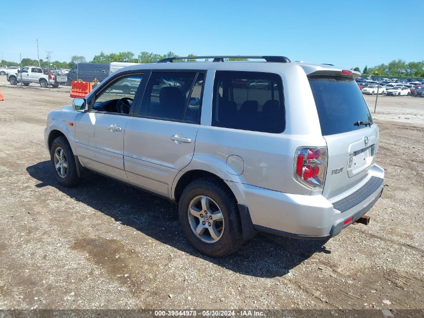 2006 Honda Pilot Ex-L VIN: 5FNYF18676B013788 Lot: 39544978