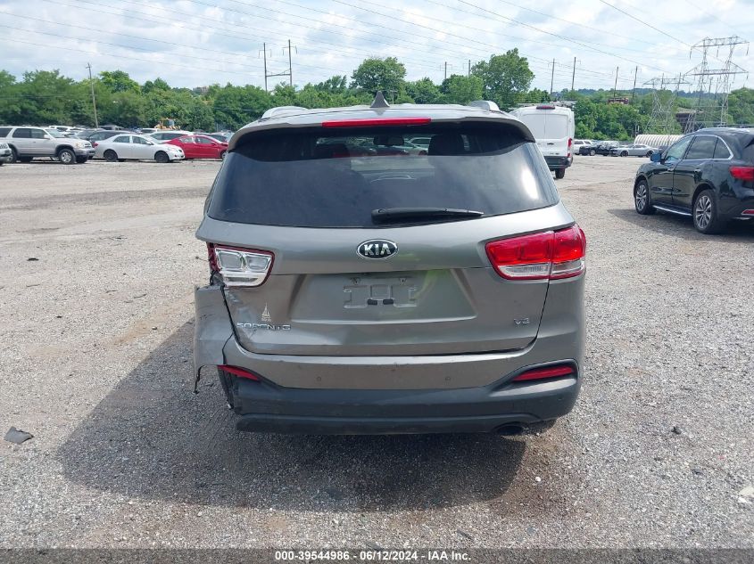 2016 Kia Sorento 3.3L Lx VIN: 5XYPG4A56GG102578 Lot: 39544986