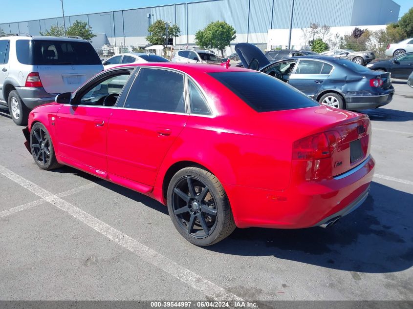 2007 Audi S4 4.2 VIN: WAUGL78E17A126884 Lot: 39544997