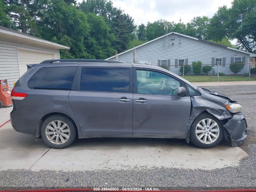 2012 Toyota Sienna Limited 7 Passenger VIN: 5TDDK3DC6CS040053 Lot: 39545003