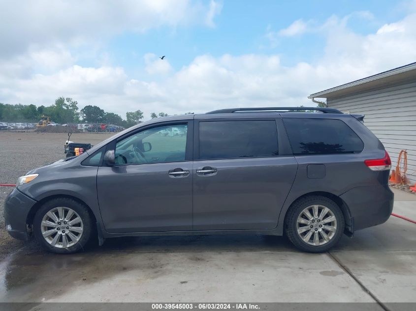 2012 Toyota Sienna Limited 7 Passenger VIN: 5TDDK3DC6CS040053 Lot: 39545003