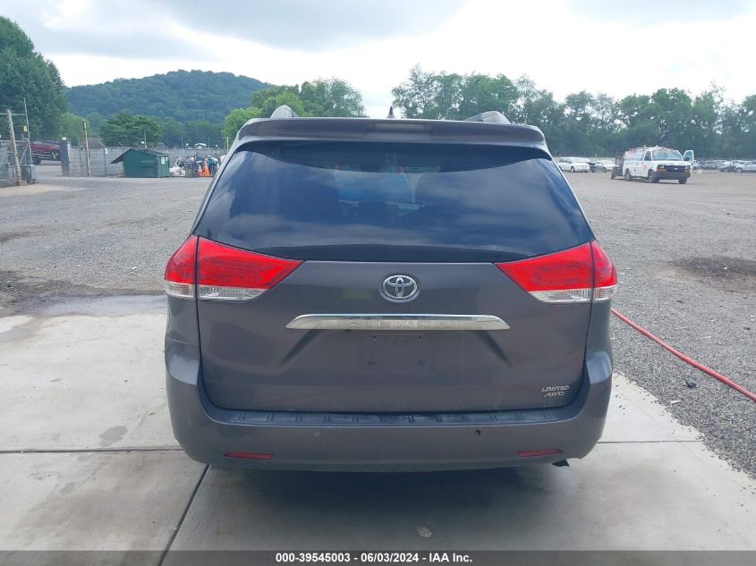 2012 Toyota Sienna Limited 7 Passenger VIN: 5TDDK3DC6CS040053 Lot: 39545003