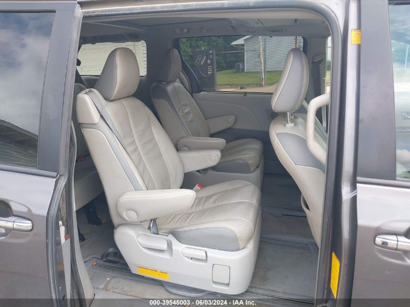 2012 Toyota Sienna Limited 7 Passenger VIN: 5TDDK3DC6CS040053 Lot: 39545003