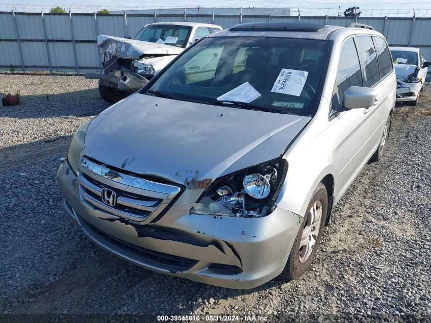 2007 Honda Odyssey Ex-L VIN: 5FNRL38787B135417 Lot: 39545010