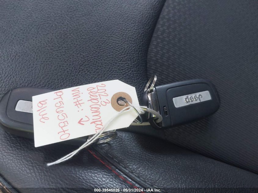 2023 Jeep Compass Trailhawk 4X4 VIN: 3C4NJDDN9PT565540 Lot: 39545026