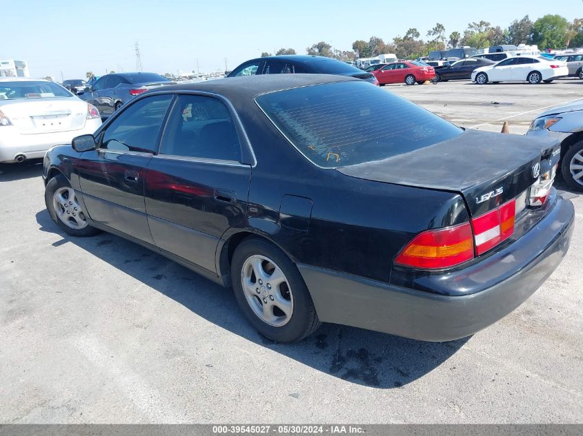 1999 Lexus Es 300 VIN: JT8BF28G4X5073792 Lot: 39545027