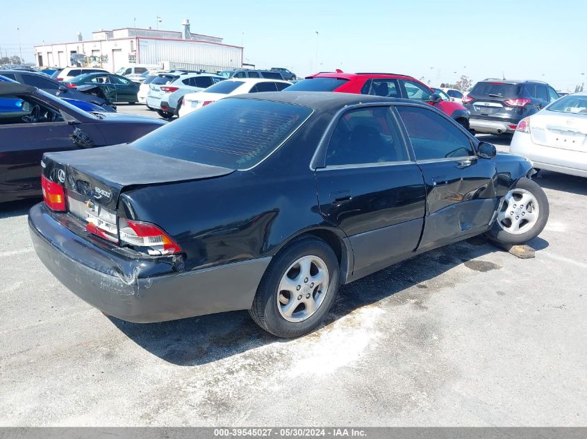 1999 Lexus Es 300 VIN: JT8BF28G4X5073792 Lot: 39545027