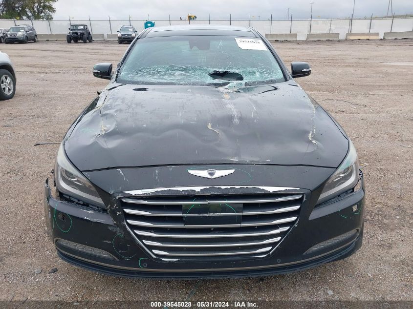 2015 Hyundai Genesis 3.8 VIN: KMHGN4JE9FU045291 Lot: 39545028