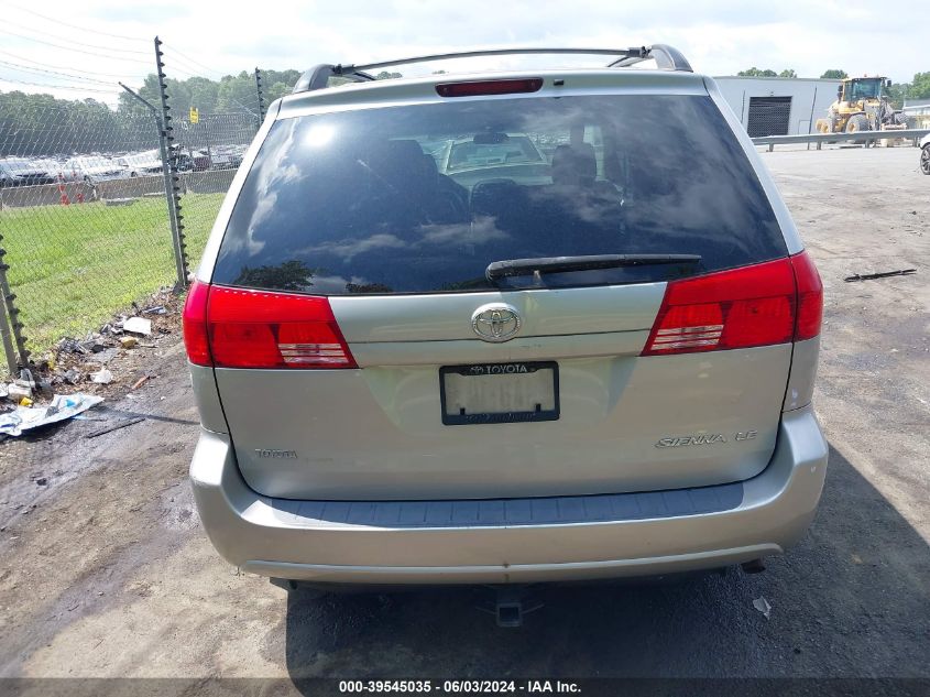 2004 Toyota Sienna Le VIN: 5TDZA23C04S051491 Lot: 39545035