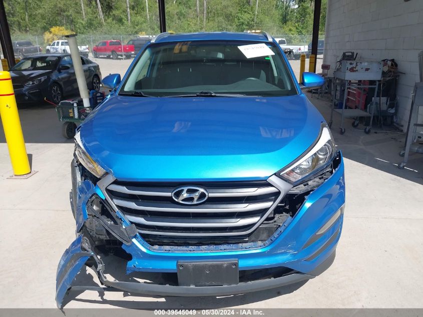 2018 Hyundai Tucson Sel VIN: KM8J3CA49JU704010 Lot: 39545049