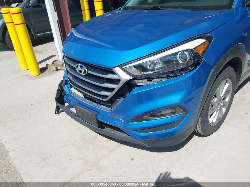 2018 Hyundai Tucson Sel VIN: KM8J3CA49JU704010 Lot: 39545049