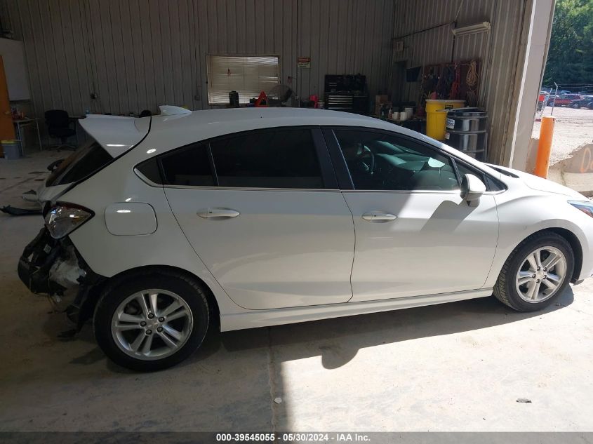 2017 Chevrolet Cruze Lt Auto VIN: 3G1BE6SM3HS587529 Lot: 39545055