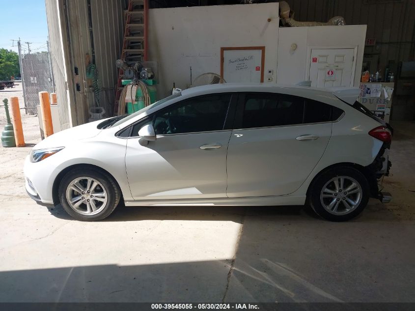 2017 Chevrolet Cruze Lt Auto VIN: 3G1BE6SM3HS587529 Lot: 39545055