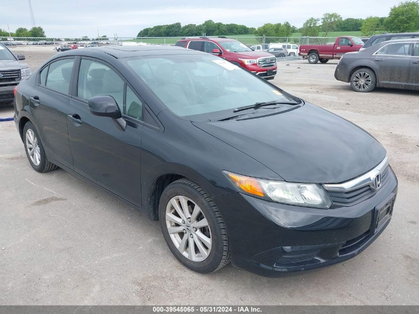 2012 Honda Civic Ex-L VIN: 2HGFB2F91CH528220 Lot: 39545065