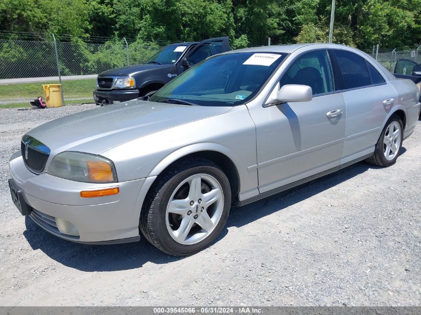 2002 Lincoln Ls V8 Auto VIN: 1LNHM87A82Y711188 Lot: 39545066