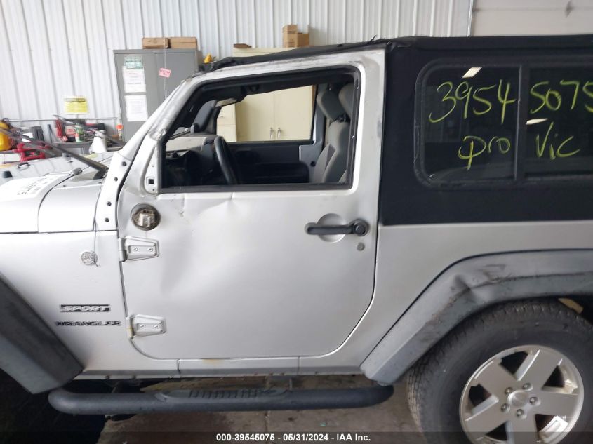 2010 Jeep Wrangler Sport VIN: 1J4AA2D15AL109564 Lot: 39545075