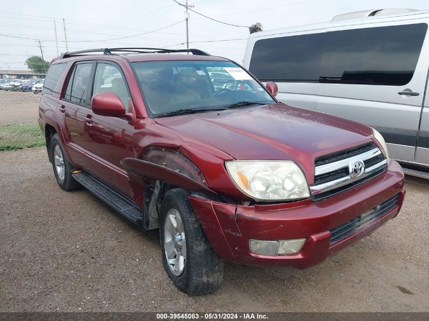 2005 Toyota 4Runner Limited V6 VIN: JTEZU17R758024077 Lot: 39545083