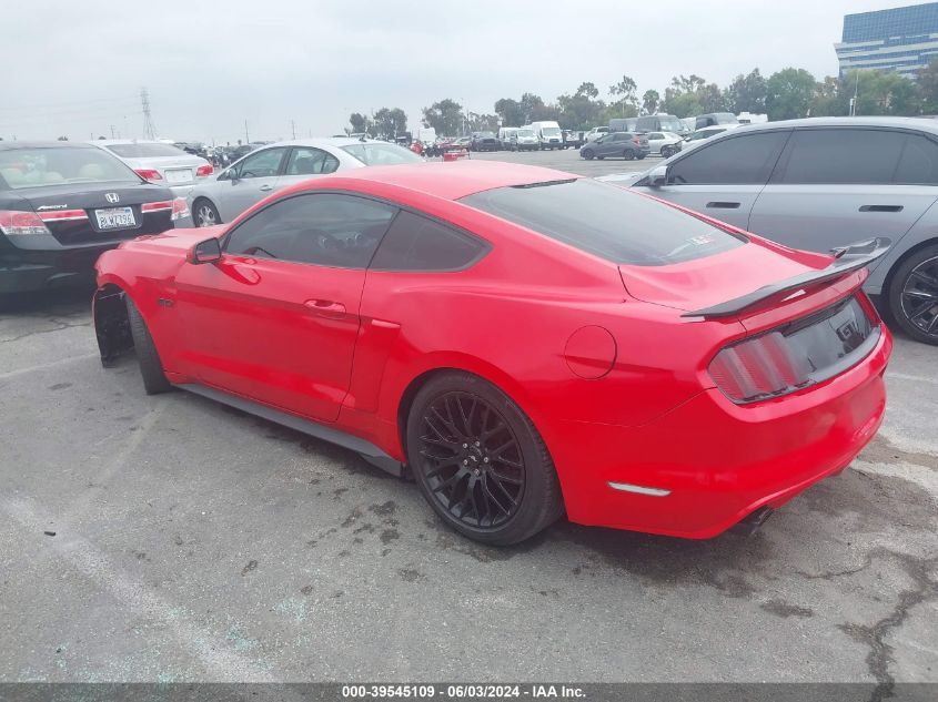 2016 Ford Mustang Gt VIN: 1FA6P8CF3G5306875 Lot: 39545109