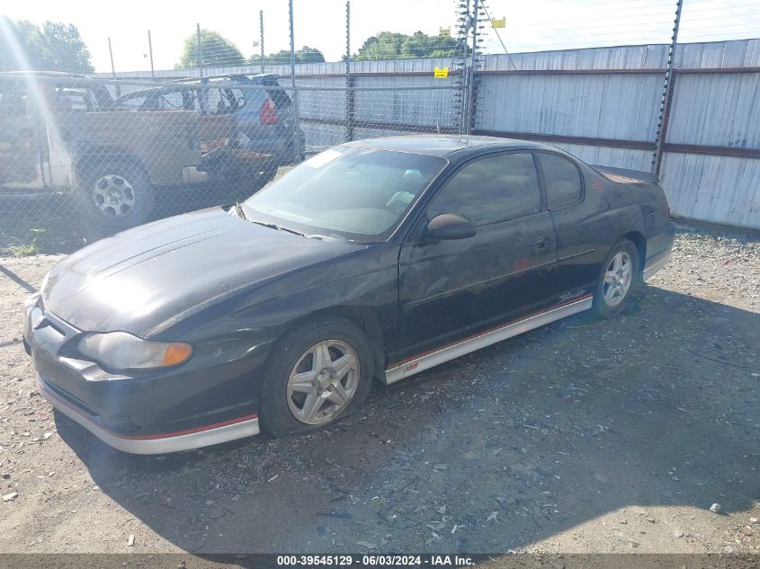 2002 Chevrolet Monte Carlo Ss VIN: 2G1WX15K629241052 Lot: 39545129