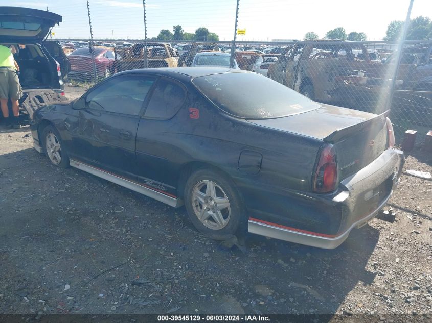 2002 Chevrolet Monte Carlo Ss VIN: 2G1WX15K629241052 Lot: 39545129