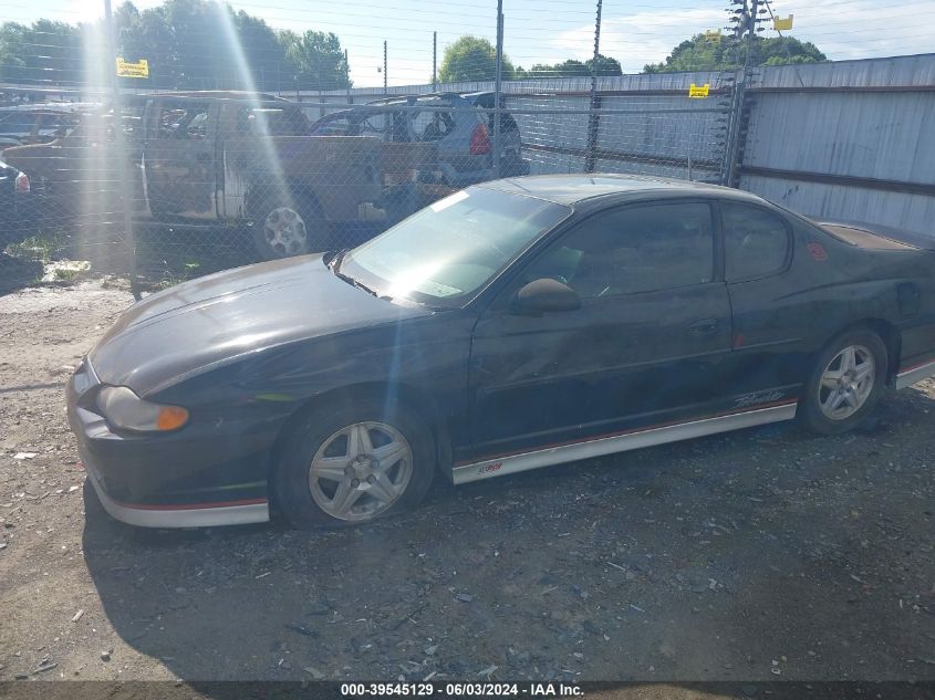 2002 Chevrolet Monte Carlo Ss VIN: 2G1WX15K629241052 Lot: 39545129