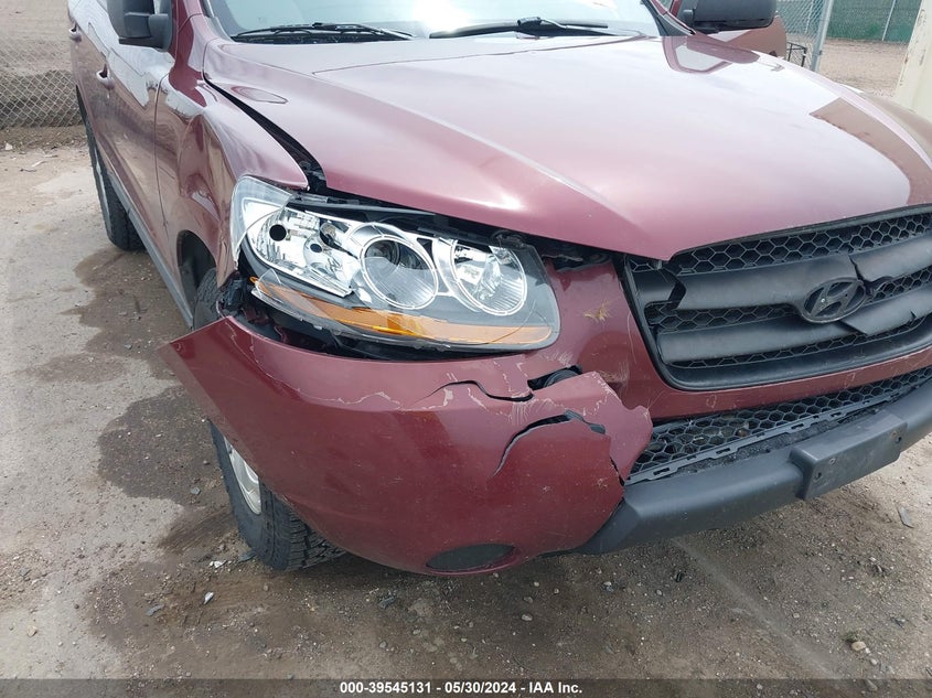 2008 Hyundai Santa Fe Gls VIN: 5NMSG73D88H152163 Lot: 39545131