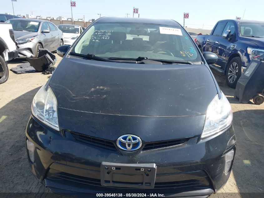 2015 Toyota Prius Two VIN: JTDKN3DU8F1883681 Lot: 39545138