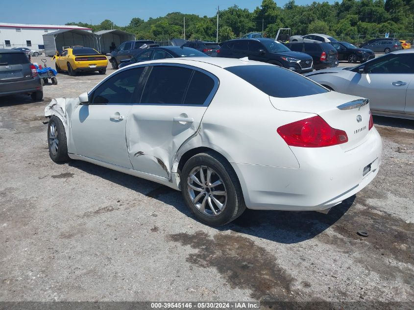 2011 Infiniti G37 Journey VIN: JN1CV6AP7BM302610 Lot: 39545146