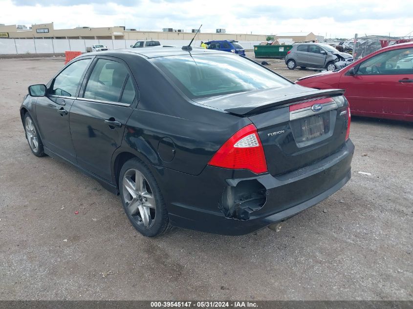 2012 Ford Fusion Sport VIN: 3FAHP0KC6CR237043 Lot: 39545147