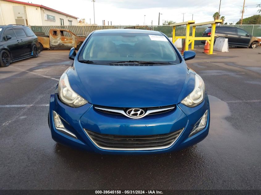 KMHDH4AE0FU381809 2015 Hyundai Elantra Se