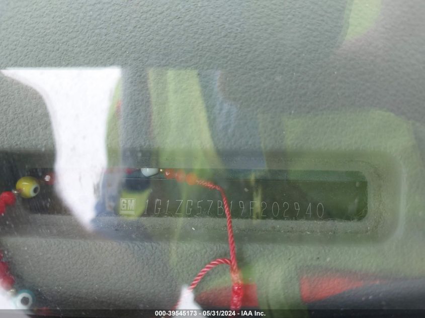 2009 Chevrolet Malibu Ls VIN: 1G1ZG57B19F202940 Lot: 39545173