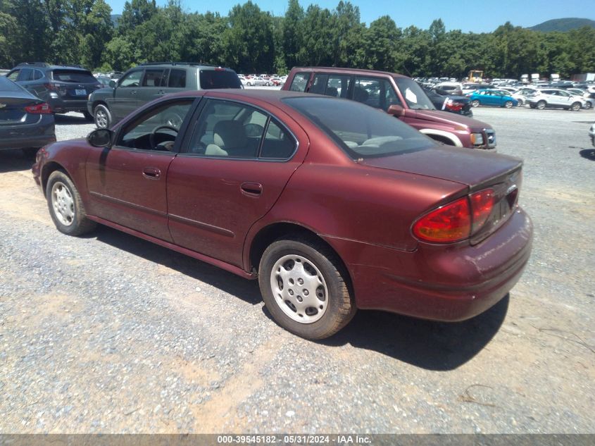 2003 Oldsmobile Alero Gl1 VIN: 1G3NL52F73C279249 Lot: 39545182