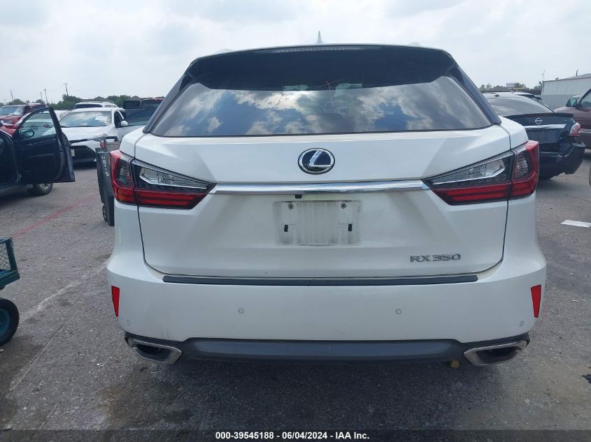 2017 Lexus Rx 350 VIN: 2T2ZZMCA1HC076672 Lot: 39545188