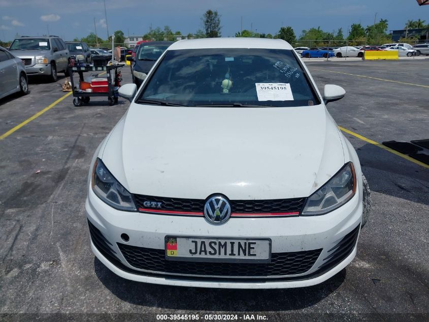 2016 Volkswagen Golf Gti S 2-Door VIN: 3VWYT7AU7GM036566 Lot: 39545195