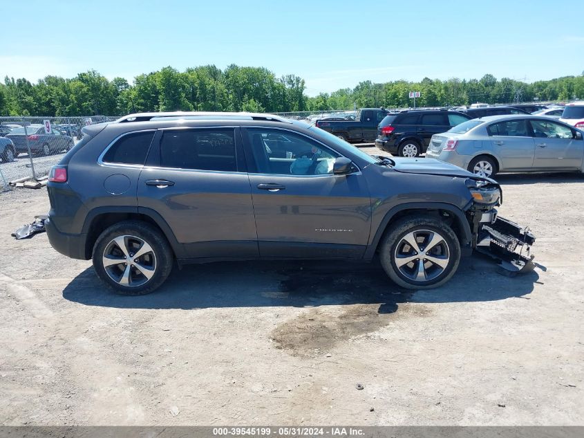 2019 Jeep Cherokee Limited 4X4 VIN: 1C4PJMDX1KD107550 Lot: 39545199