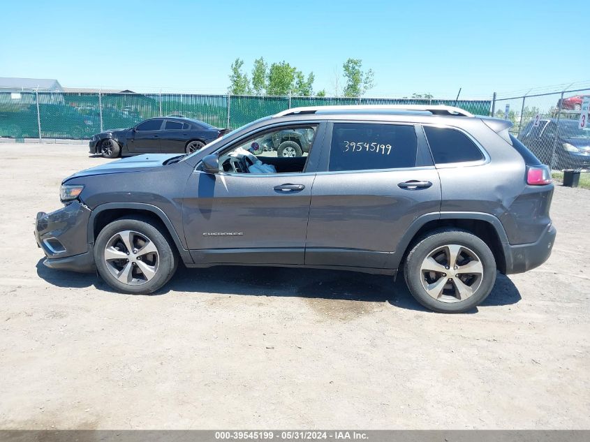 2019 Jeep Cherokee Limited 4X4 VIN: 1C4PJMDX1KD107550 Lot: 39545199