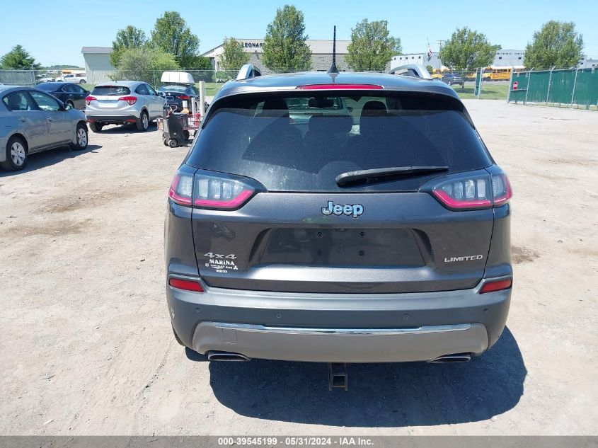 2019 Jeep Cherokee Limited 4X4 VIN: 1C4PJMDX1KD107550 Lot: 39545199