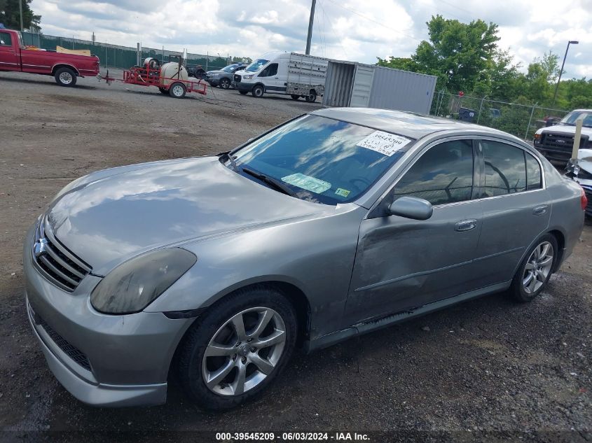 2005 Infiniti G35X VIN: JNKCV51F75M315424 Lot: 39545209