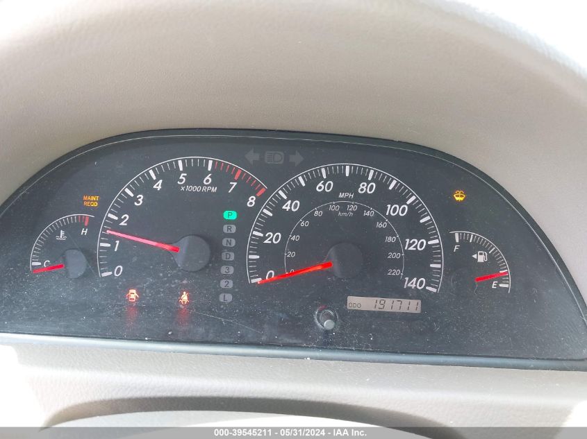 2005 Toyota Camry Le VIN: 4T1BE32K45U596185 Lot: 39545211