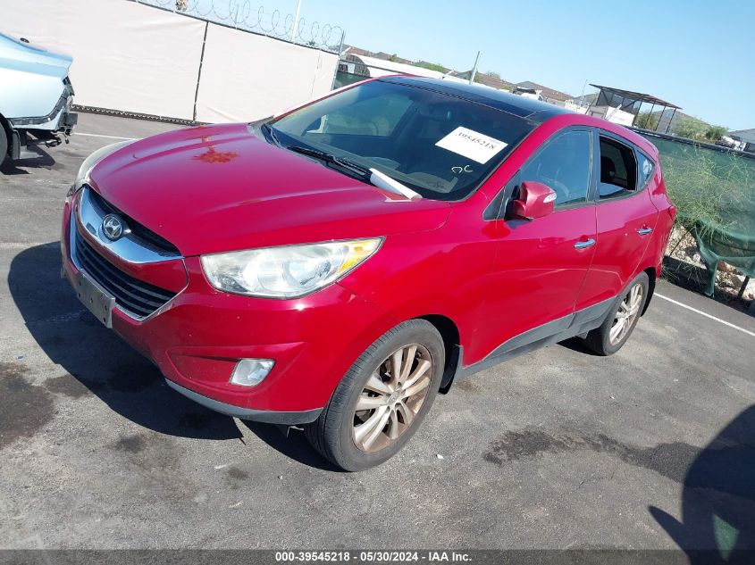 2012 Hyundai Tucson Limited VIN: KM8JU3AC9CU497643 Lot: 39545218