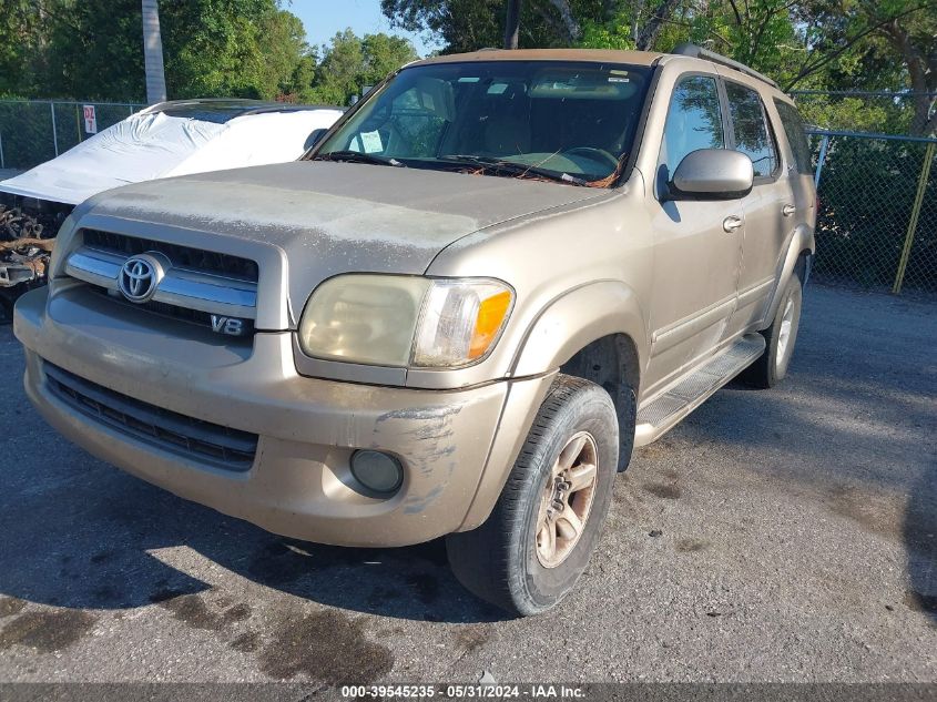 2006 Toyota Sequoia Sr5 V8 VIN: 5TDZT34A76S282226 Lot: 39545235