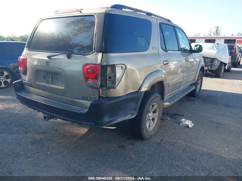 2006 Toyota Sequoia Sr5 V8 VIN: 5TDZT34A76S282226 Lot: 39545235